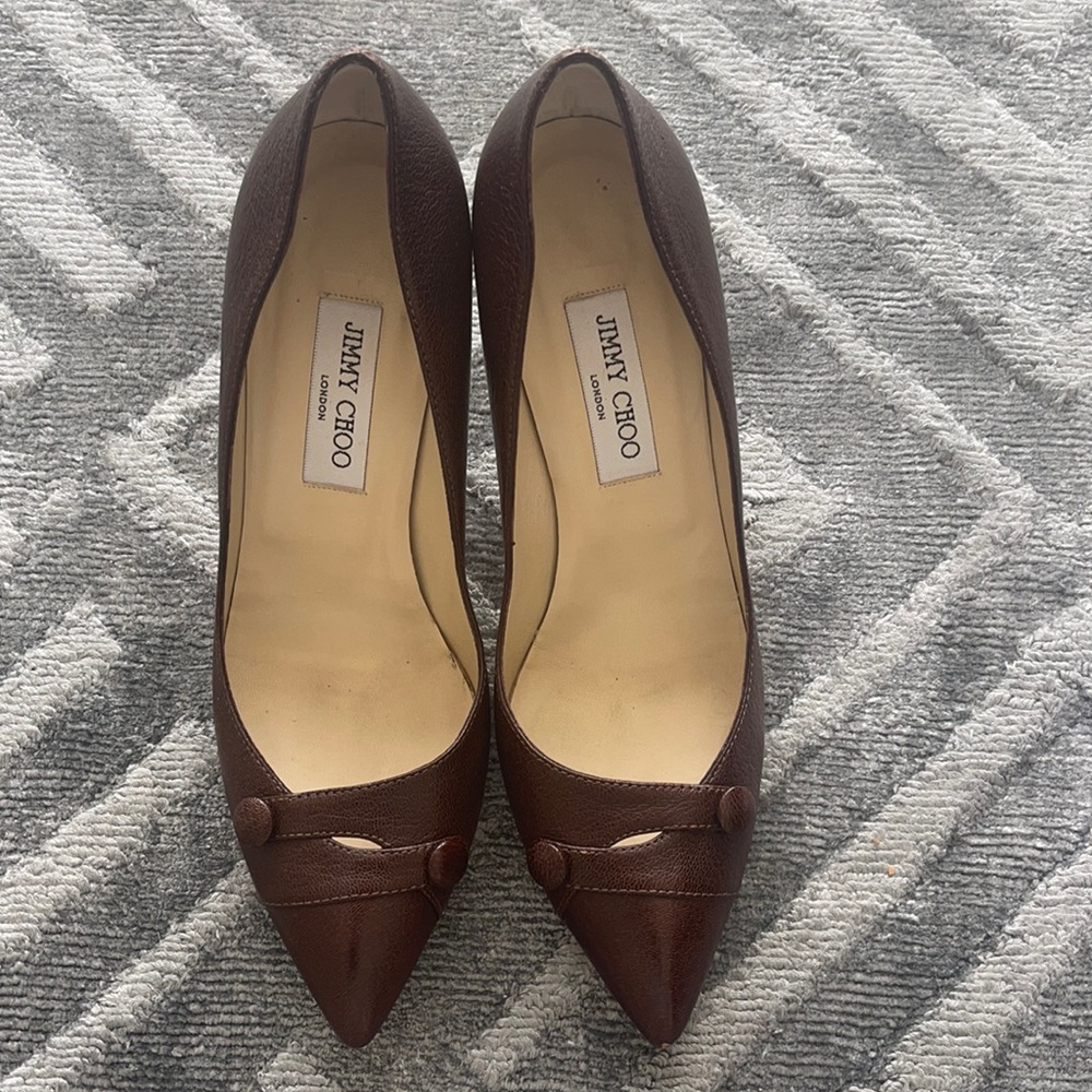 Jimmy Choo Brown Pump 9.5